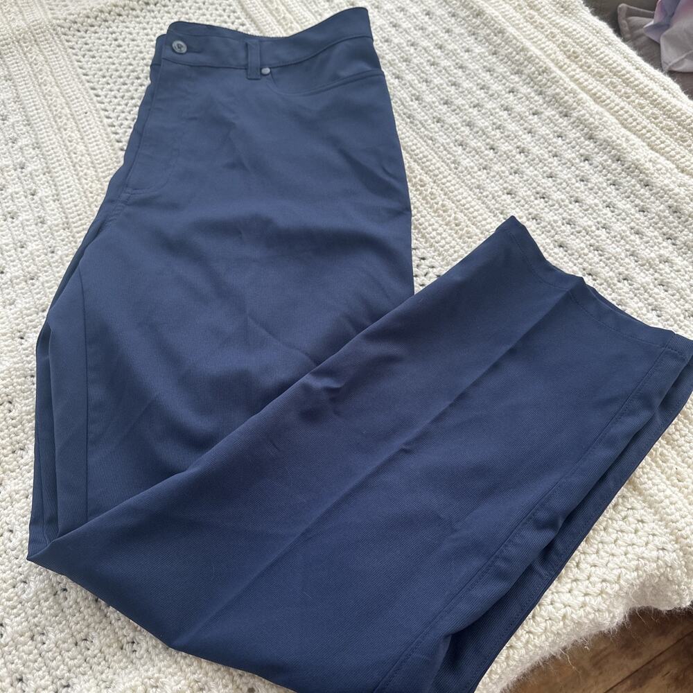 Men’s 36 X 30 PGA Golf Pants Navy Blue Summer Weight